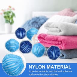 Dierenhaarverwijderaar wasmachine - 12 herbruikbare wasballen - effectief tegen pluis en haren - voor schone kleding - SnelShoppen — thumbnail 3