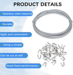 Spiraal metalen ribben 39" x 0.2" - Flexibel staal - 30 boning tips - Ideaal voor corsetten - ShopVlot — thumbnail 5