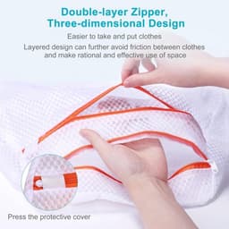 4-delige wasnet voor fijne was: blouse, schoenen, ondergoed, sokken in 4 maten — thumbnail 2