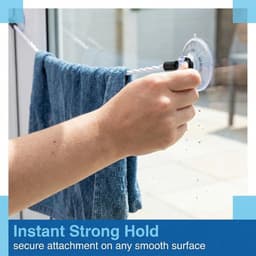 Thijox - Reiswaslijn 2 stuks, draagbare waslijn met haak en zuignap, campingaccessoires voor binnen en buiten, ideaal voor reizen, vakantie, outdoor, — thumbnail 5