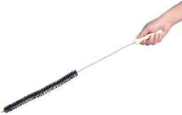 Wasdrogerborstel Lange Flexibele Staaf - Reinigingsborstel - Pluizenval Cleaner - Stofverwijderaar - Meubelreiniging - Houten Handvat — thumbnail 4