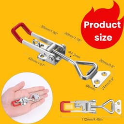 Verstelbare verticale knijpers voor knieën, 4 stuks, handgereedschap, metalen levers, stevige klemmen, multifunctionele klemoplossingen — thumbnail 2