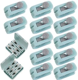 carmdering - Bettdeken Clips - Dekbed Klemmen - Beddengoed Bevestiger - Hoge Elasticiteit - Anti-Slip Ontwerp - Duurzaam ABS - Veelzijdig Gebruik - Snelle Installatie - 12 Stuks — thumbnail 1
