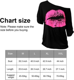 jaren 80 kostuum accessoires set, lippen print T-shirt kant hoofdband oorbellen ketting armband voor jaren 80 themafeest (rozenrood, XXL) — thumbnail 3