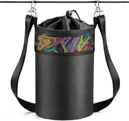 Wasknijperzak met Schouderriem - Blauw - 22 x 15 cm - Handsfree Organizer voor Waslijn en Tuin — thumbnail 1