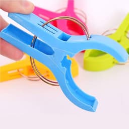 Dailygoods - 8 Stuks Grote Kledingdroogclips - Perfect voor Wasgoed en Strandhanddoeken — thumbnail 4