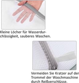 Dailygoods - Wasnet voor BH's - Set van 4 Zachte Waszakken — thumbnail 3