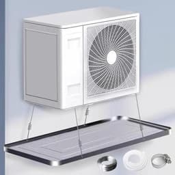 Condensbak Airco - Wateropvangbak - Waterschade Voorkomen - Roestvrij Staal - 85x39 cm - Zilver — thumbnail 1