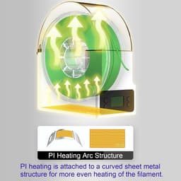 Filament Droger - Dehydrator Box - 3D Printen - Instelbare Temperatuur - 1.75mm 3.00mm - Wit — thumbnail 5
