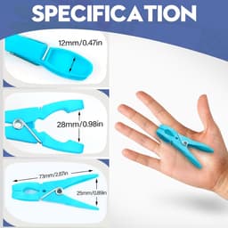 Wasknijpers Set - Kleding Speldjes - Kleding Drogen - Zware Veer - 24 Stuks - Kleurrijk — thumbnail 4