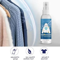 Antistatische Spray 100ml voor Kleding, Textiel, Meubels en Auto - Vermindert Statische Lading en Verbetert Comfort — thumbnail 2