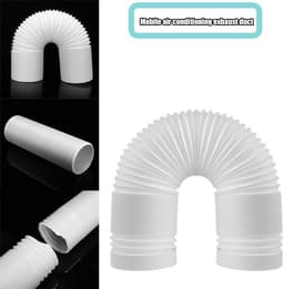 Afvoerslang - Ventilatiebuis - Mobiele Airco - Flexibel PVC - 150mm x 2m - Grijs — thumbnail 5