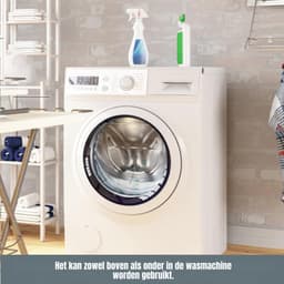 TIM® Lekbak Wasmachine - Lekbak - Anti Trillingsmat Wasmachine - Lekbak Wasmachine 60x60 x - Lekbak Wasmachine Universeel - Zwart- 60cm x 60cm x 2cm — thumbnail 4