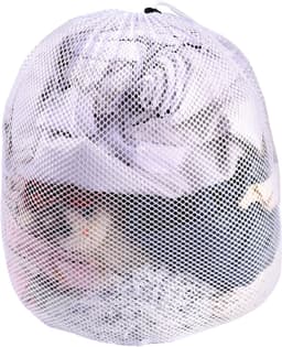 Netto Laundry Bag 50x60cm met Trekkoord, Wasbare Witte Waszak voor Thuis, Reizen en Universiteiten — thumbnail 1