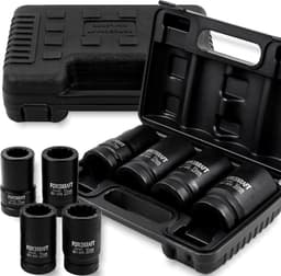 Forcekraft FK-8041-9MPB - Diepe Moersleutels Set - 27-36mm - 12-kant - 1 Inch — thumbnail 1