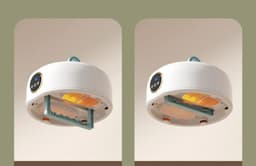 Opvouwbare Kledingdroger – Mini Draagbare Droger – UV Sterilisatie & Anti-mijt – Met Timer & Oververhitting Beveiliging – Voor Thuis & Studenten – Wit — thumbnail 3