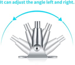 NTH products- Staalkabel 10 meter - Verstelbaar 2 mm - Spanslot - Montageklem - Beweegbare ijzeren klinknagels - Roestvrij staal - Kabelset — thumbnail 4