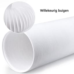 2 meter lange afvoerslang voor airconditioners, universele afvoerslang voor draagbare airconditioners, 130 mm diameter voor airconditioning, luchtontvochtiger en luchtafzuiger. — thumbnail 4