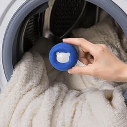 Wasmachine Harenvanger - Haarvanger Wasmachine - Huisdierhaar Verwijderen - Herbruikbaar Beerontwerp - 10.5 x 13 x 7 cm - Niet gespecificeerd — thumbnail 4