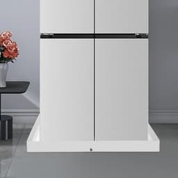 Opvangbak Wasmachine - Lekbak Droger - Voorkom Waterschade - Roestvrij Staal - 81x76x6.3 cm - Zilver — thumbnail 3