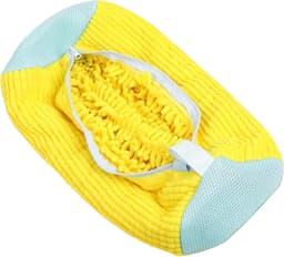 Dikke, herbruikbare waszak voor bh's en schoenen - Beschermnet met rits voor sokken en delicate was — thumbnail 1