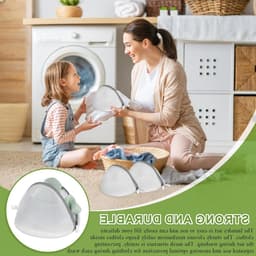 Set van 4 Wasnetten voor de Wasmachine - Herbruikbaar en Ideaal voor BH's, Ondergoed en Kleding - Sterk en Duurzaam Wasaccessoire — thumbnail 5
