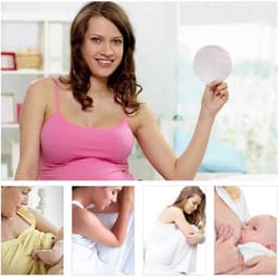 Set van 10 Herbruikbare Borstvoeding Inleggers van Biologisch Bamboe met Waszak - Hypoallergene Inleggers voor Borstvoeding en Ondersteunende Beha's — thumbnail 3