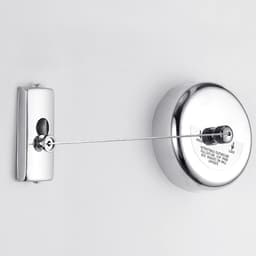 Dailygoods- Waslijn Intrekbaar 2,8 M - Roestvrij Stalen Wasdroger - Verstelbaar Touw - Corrosiebestendig - Geschikt voor Binnen/Buiten - Ruimtebesparend Ontwerp - Kledingdroger — thumbnail 4