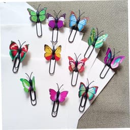 Vlinder Punaise Clips - Decoratieve Pins - Foto's Bevestigen - Set van 60 stuks - 4 cm breed - Diverse kleuren — thumbnail 3