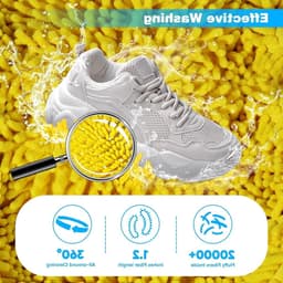 Duurzame en herbruikbare waszak voor schoenen, ideaal voor sneakers en delicate was in de wasmachine — thumbnail 2