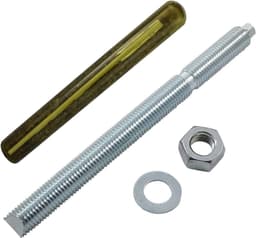 Ankerstang met Patroon - Metaalanker Boutanker - Doorsteekinstallaties Maken - Roestvrij Staal A4 - M12 x 160mm - Zilverkleurig — thumbnail 4