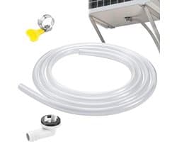 Afvoerslang Airco - Condensafvoer - Koeling Optimaliseren - Compleet met klem - 28x23 cm - Veelkleurig