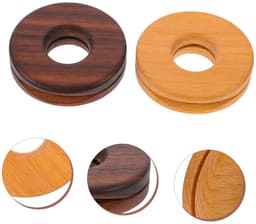 Snackzak Afsluitklemmen - Voedsel Zakklemmen - Voedsel Bewaren - Natuurlijk Houtmateriaal - 2 Stuks - Houtkleur — thumbnail 5