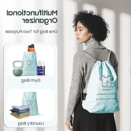 Reisorganiser Set van 8 inpakken kubussen met schoenen- en waszakken, ideaal voor reizigers en vrouwen, blauw — thumbnail 2