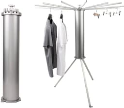 Dailygoods- Droogrek Inklapbaar - Ruimtebesparend - Aluminium - Robuust - Uittrekbare Stangen - Geschikt voor Binnen/Buiten - Wasrek — thumbnail 1