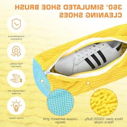 2 Stuks Herbruikbare Schoenwaszakken voor de Wasmachine, 360° Reiniging, Geschikt voor Alle Schoenen en Maten — thumbnail 3