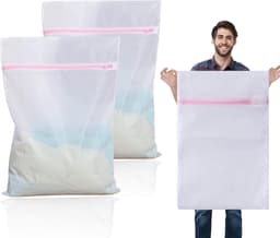 Grote Waszakken 60 x 90 cm voor de Wasmachine, Ideaal voor Kleding, Handdoeken en Dekbedden — thumbnail 1