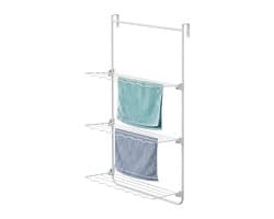 Bodo® Droogrek Hangend - 10m - Ophangbaar aan Deur of Wand - Wit — afbeelding 1