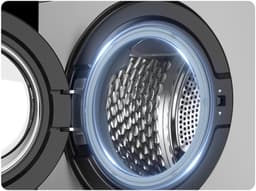 coocaa Galaxy A3-serie voorlader wasmachine, 8 kg, BLDC-motor, A-20% energieklasse, bacterieverwijderingssysteem, stoomwas, snelwas 15 min, kinderslot, 15 programma’s, eindvertraging, babyverzorgingsfunctie [Energieklasse A] F802A3AВC0 — thumbnail 5