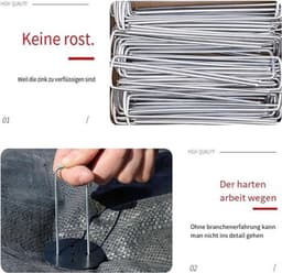 Anker voor tuinmeubelen, verzinkt - Set van vier, stevig en duurzaam — thumbnail 5
