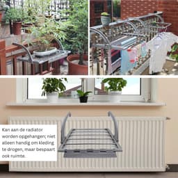 MRKK® Handdoekrek Radiator - Badkamer - Droogrek - Grijs — thumbnail 5
