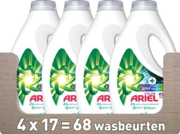 Ariel Vloeibaar Wasmiddel +Touch Van Lenor Unstoppables - Kleur - 4 x 17 Wasbeurten - Voordeelverpakking — thumbnail 3