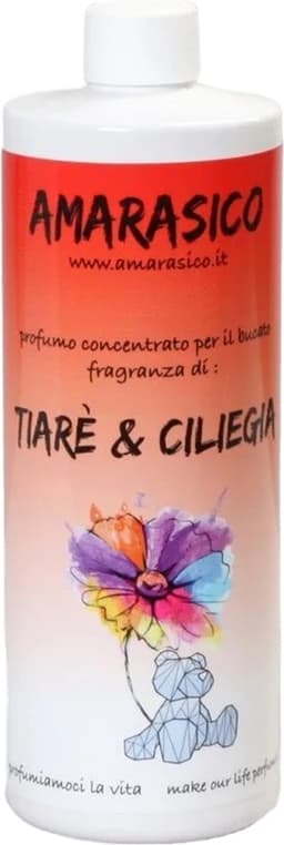 Amarasico Wasparfum Tiare & Kersbloesem - 100 ml – Frisse was – Heerlijke geur – Textielverfrisser – Wasverzachter – Bloemengeur — thumbnail 4