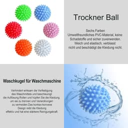 Drogerballen - Voor wasdrogers - Droger ballen - Drogerbollen - Must have voor uw droger! — thumbnail 2