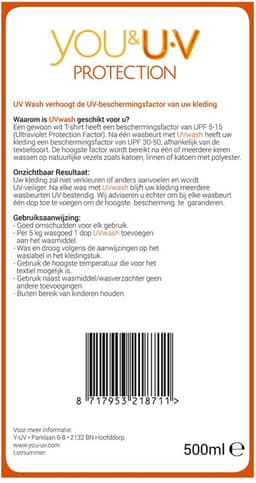 UVwash - 250 ml - Wasmiddeltoevoeging — thumbnail 2