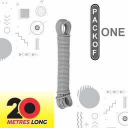 Sterke Gecoate Waslijn met Stalen Kern voor Binnen en Buiten 20 Meter — thumbnail 4