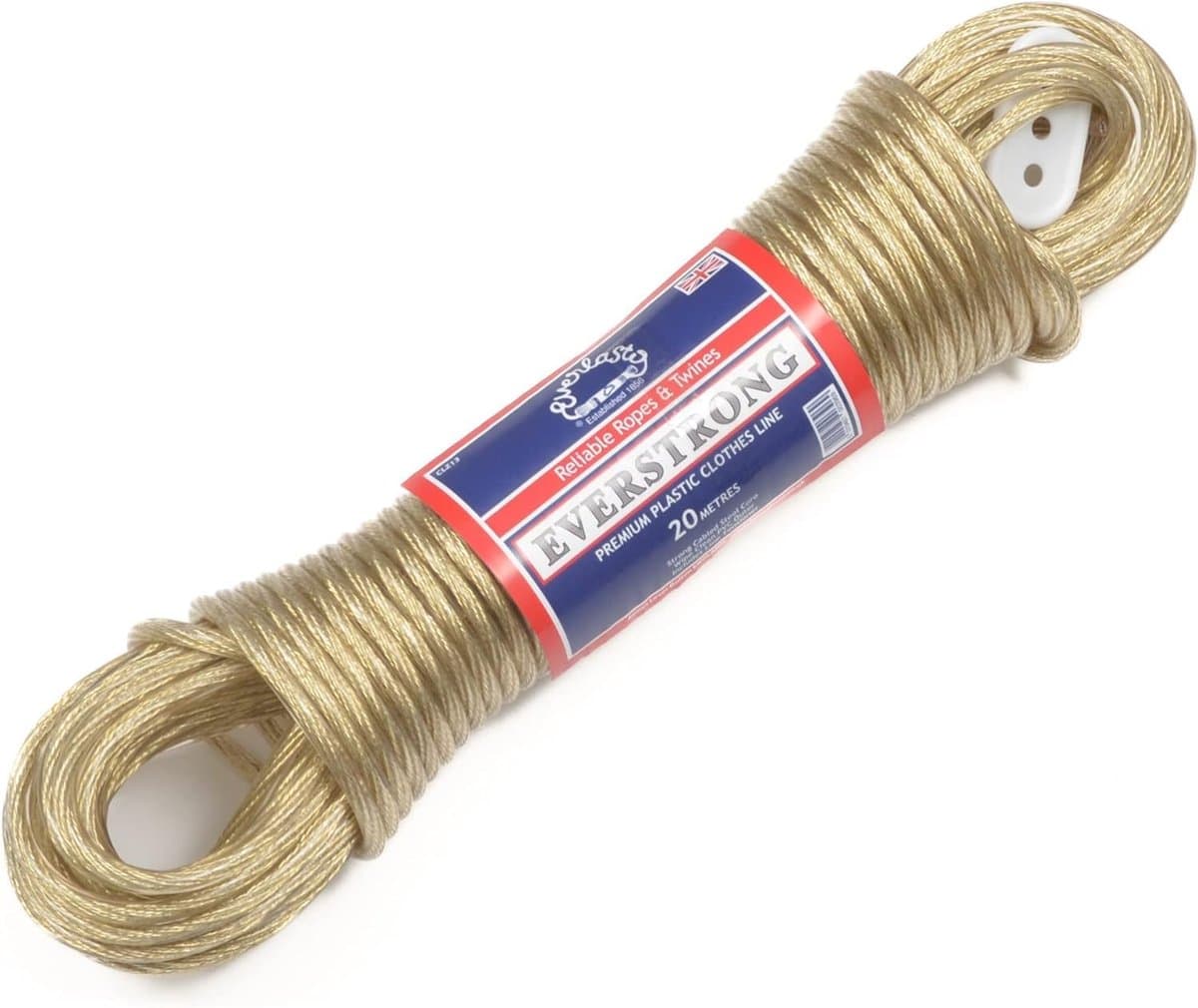 Premium Kwaliteit Stalen Kern PVC Waslijn 4.7mm x 20M — afbeelding 1