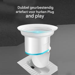 Toilet Geurstopper - Riool Luchtfilter - Frisse Badkamer - Automatisch Sluitend - Universele Pasvorm - Wit — thumbnail 5