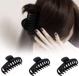 Grote haarspelden - Klauwclips haar - Haarstyling thuis - Antislip ontwerp - 4 stuks - Meerdere kleuren — thumbnail 4