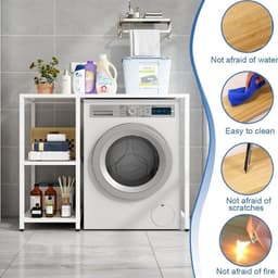 Wasmachine Plank - Werkblad Droger - Ruimte Besparen - Robuuste Constructie - 90x60x95CM — thumbnail 2
